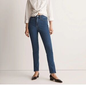 Madewell High Rise Roadtripper Jeans Slit Hem Sz 27